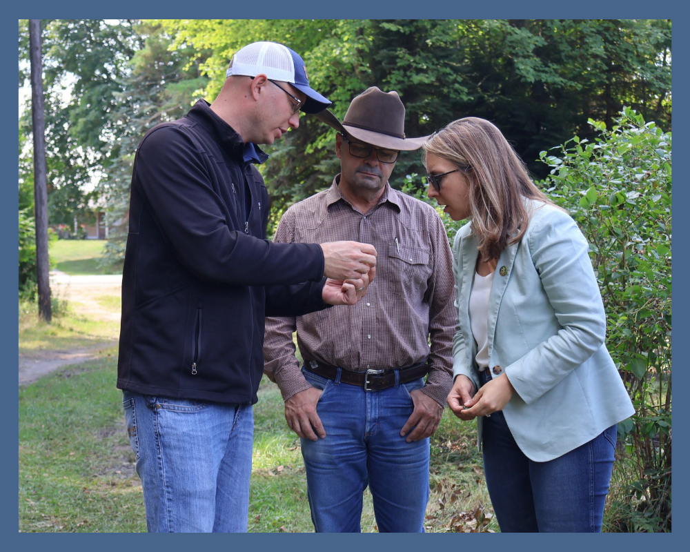 Congresswoman Scholten at Crossroads Farm
