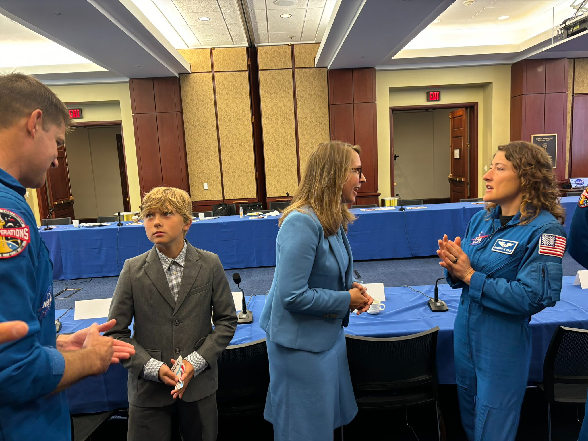 Congresswoman and Wesley Artemis II