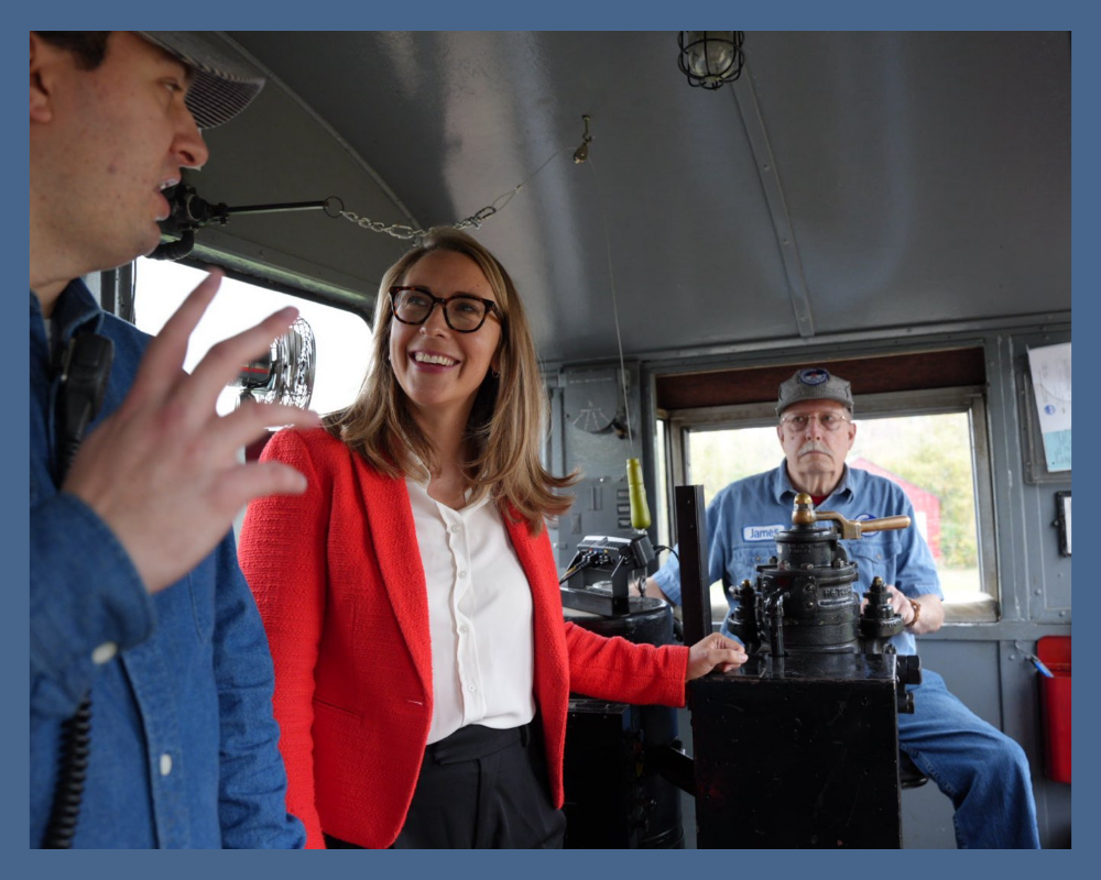 Rep. Scholten on Train