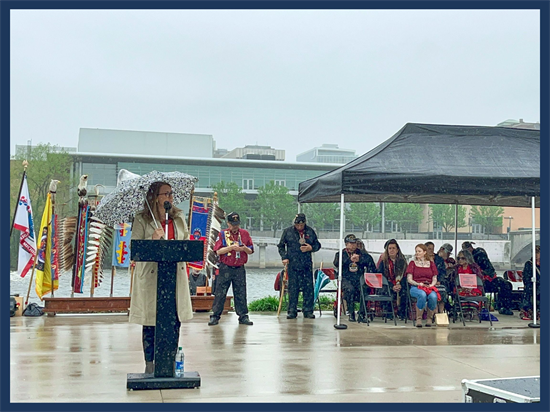 Rep. Scholten Attends March for Missing and Murdered Indigenous People