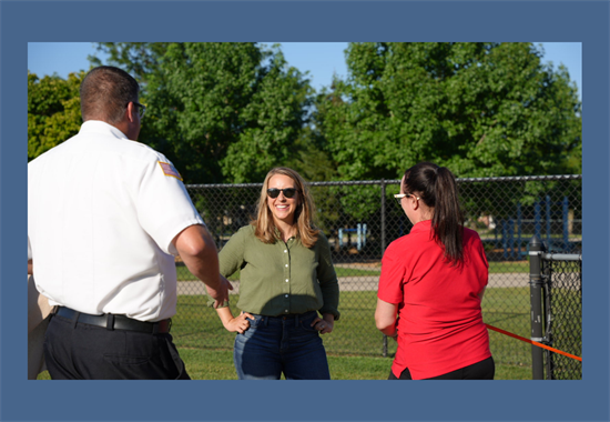 Congresswoman Scholten at National Night Out