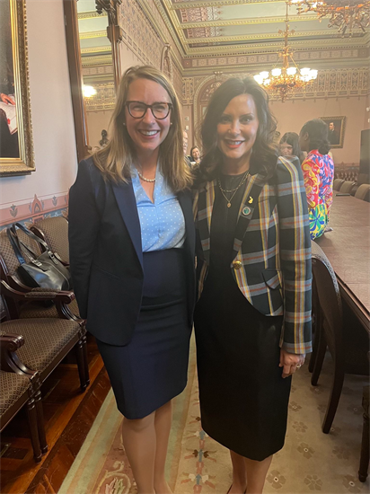 Congresswoman and Gov Whitmer