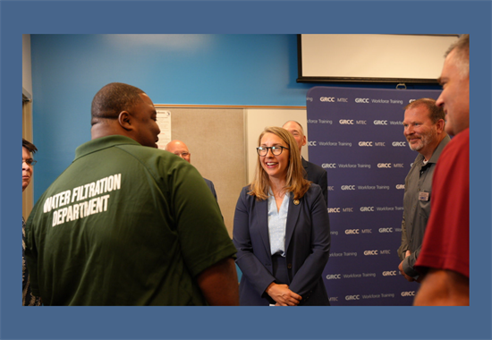 Congresswoman Scholten at GRCC