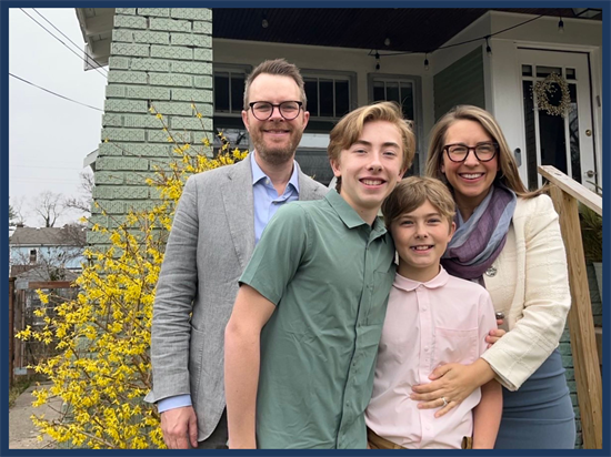 Rep. Scholten with Family on Easter Sunday 1