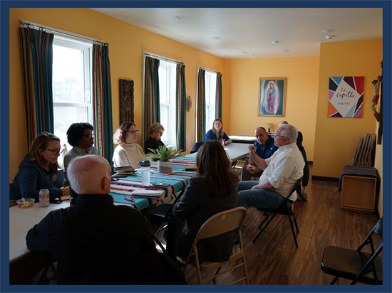 Rep. Scholten at Safe House