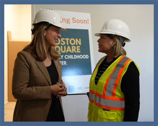 Congresswoman Scholten at Boston Square Early Childhood Center