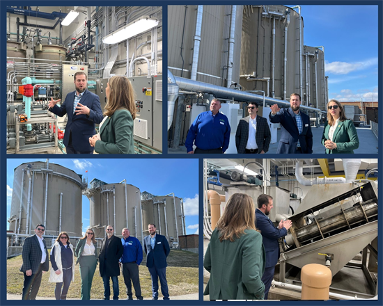 Rep. Scholten visits biodigester