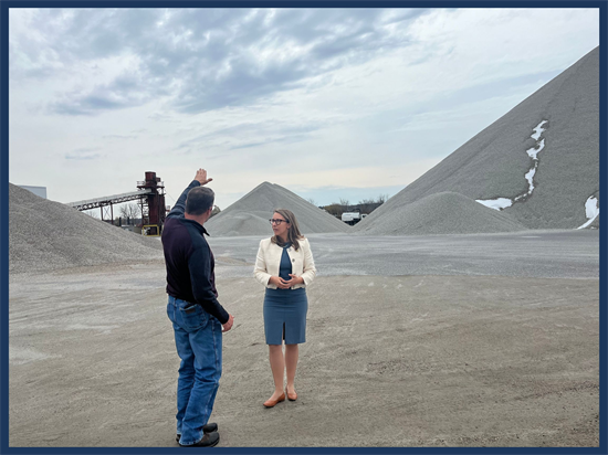 Rep. Scholten visits Bottom's Up Top Soil