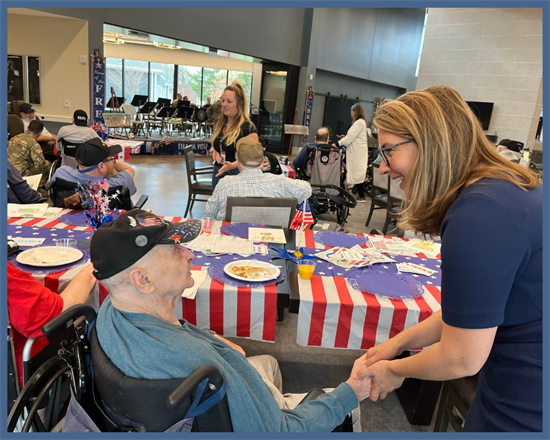 Congresswoman Scholten at Grand Rapids Veterans Home