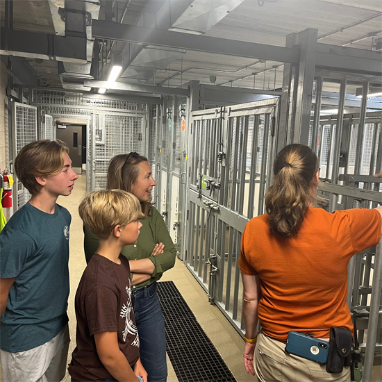 Congresswoman Scholten, Wesley, and James at the John Ball Zoo