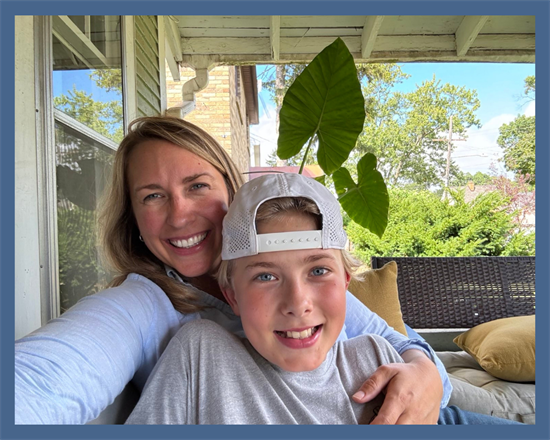 Congresswoman Scholten and her son