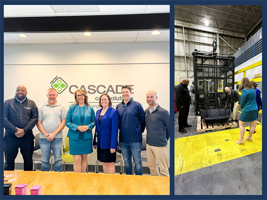 Rep. Scholten visits Cascade Engineering