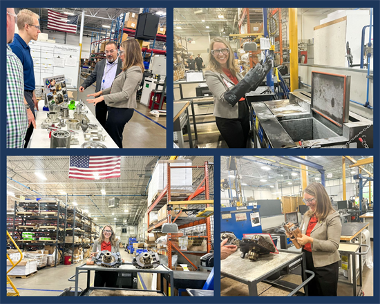 Rep. Scholten tours Precision Aerospace