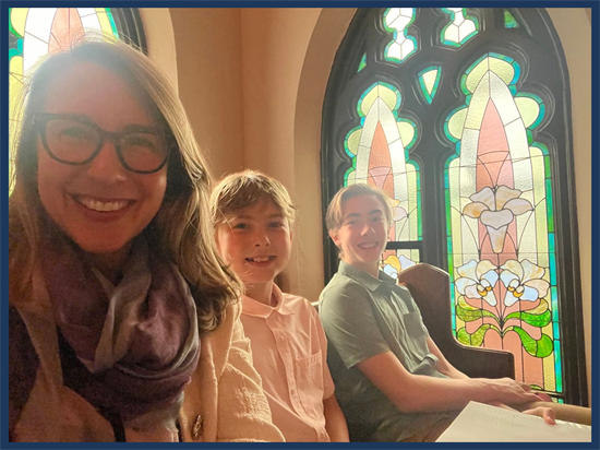 Rep. Scholten with Family on Easter Sunday 2