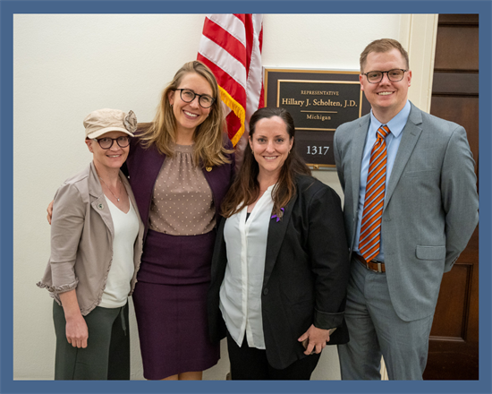 Congresswoman Scholten with Dr. Cara Poland
