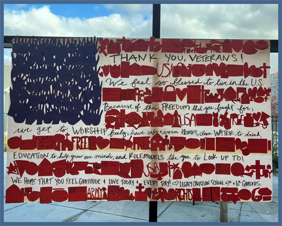 Flag at Grand Rapids Veterans Home