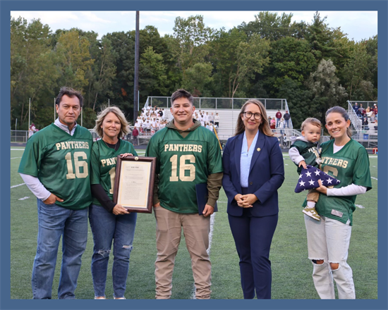 Congresswoman Scholten and Captain Nava's Family