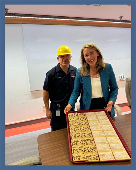 Congresswoman Scholten at Kellanova