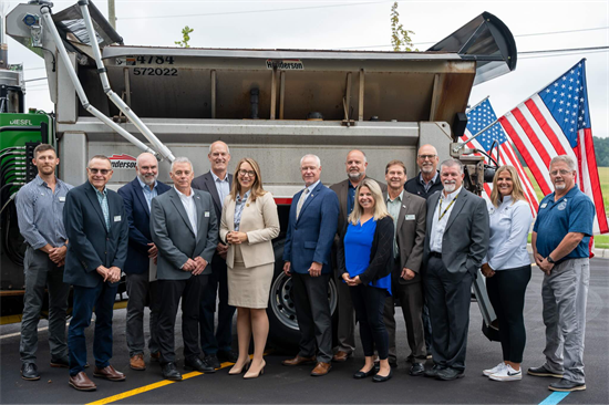 Congresswoman Scholten and Congressman Larsen at Kent County Road Commission