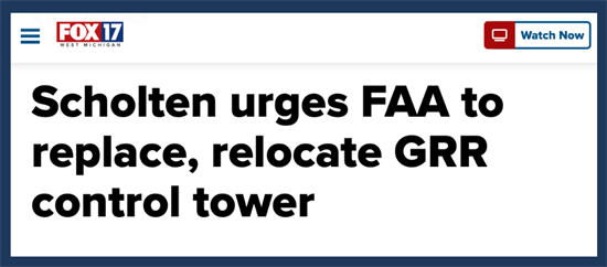 FAA GRR Tower Replacement Article