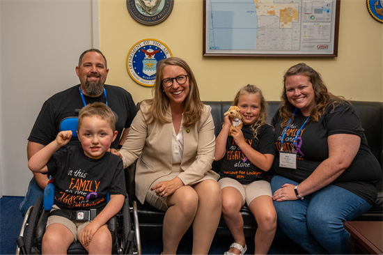 Congresswoman Scholten and Manni family