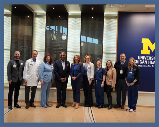 Congresswoman Scholten at U of M Health West
