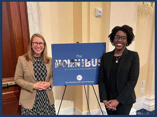 Rep. Scholten with Rep. Lauren Underwood